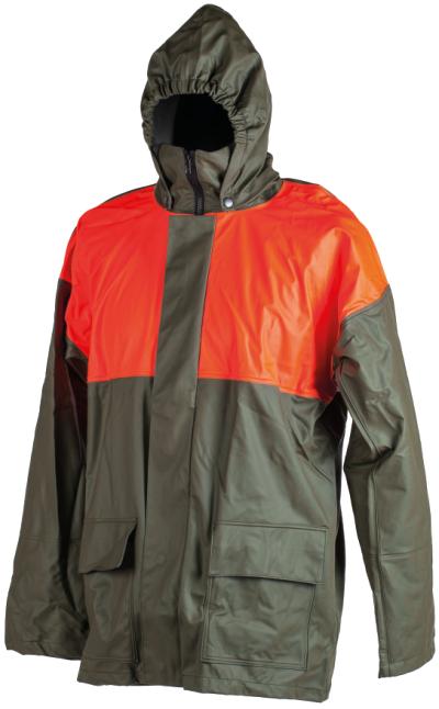 Flex, regnjakke, grøn, str. XL