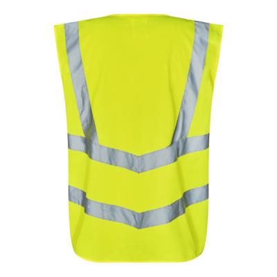 Vejvest gul, Klasse 2, m/refleks, str. XS/S