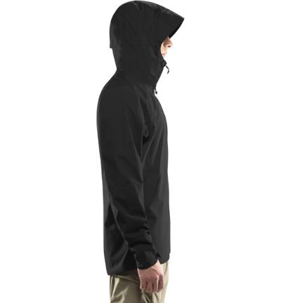 Haglöfs ESKER Str. L, sort, Vind-og vandtæt