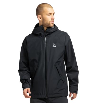 Haglöfs Skuta Regnjakke, str. S, Sort