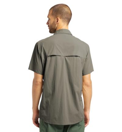 Haglöfs Salo SS skjorte Kortærmet, str. M, Blå