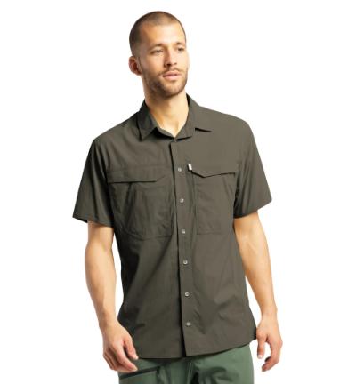 Haglöfs Salo SS skjorte Kortærmet, str. M, Blå