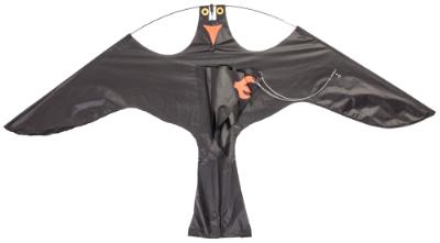 Skræmmedrage 10 m. komplet teleskopstang, jordspyd og drej