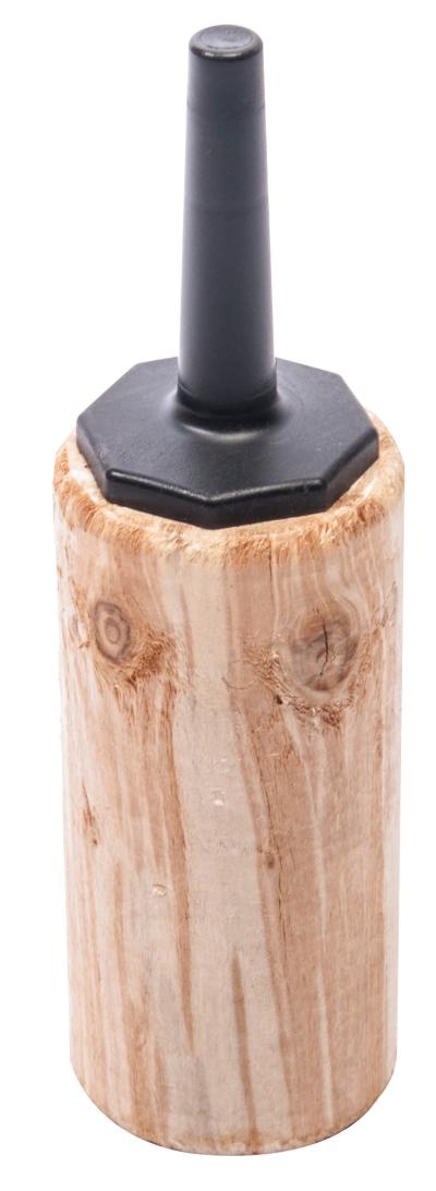 Adapter i træ m/dorn, pris pr. stk., poser à 5 stk.