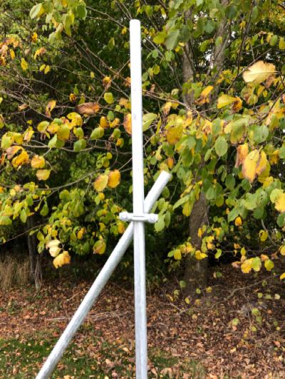 Rørholder/clamps, til samling af vand-/hegnsrør, 45 mm, 8