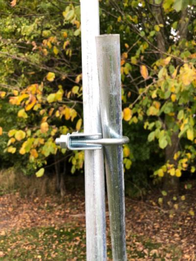 Rørholder/clamps, til samling af vand-/hegnsrør, 45 mm, 8