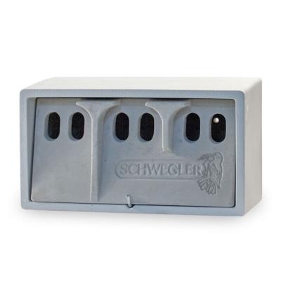 Schwegler, fuglekasse, 1SP, spurve-kolonihus, træbeton, 43x2