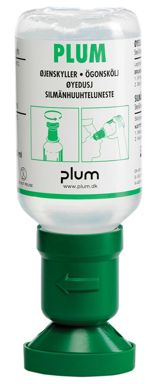 Øjenskylleflaske, til station, 500 ml