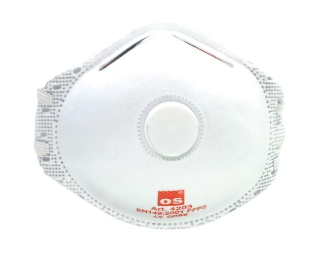 Støvmaske FFP2 med ventil, 12 stk.