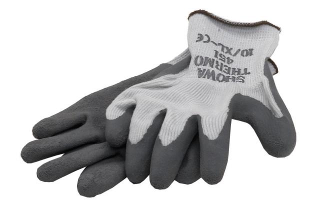 Showa, thermo-handske, m/for, str. 9