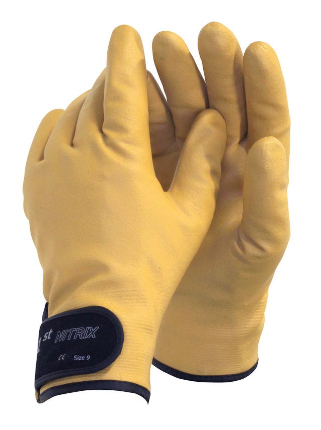 Nitrix, vinterhandske m/for, heldyppet, str. 9