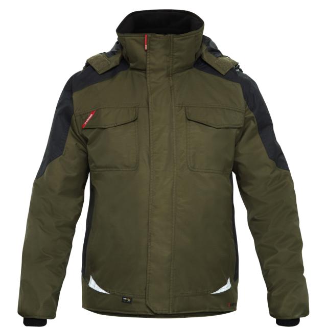 Galaxy, vinterjakke, forest green, str. M