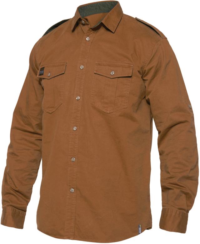 Standard skjorte, langærmet, grøn