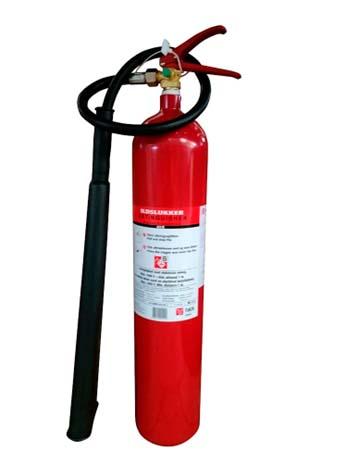 Brandslukker, CO2, 5 kg, inkl. vægbeslag