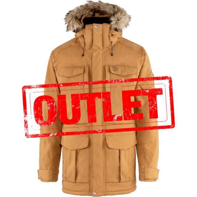 Fjällräven Yupik Parka jakke Str. XXXL, Brun, Vind og vandtæ