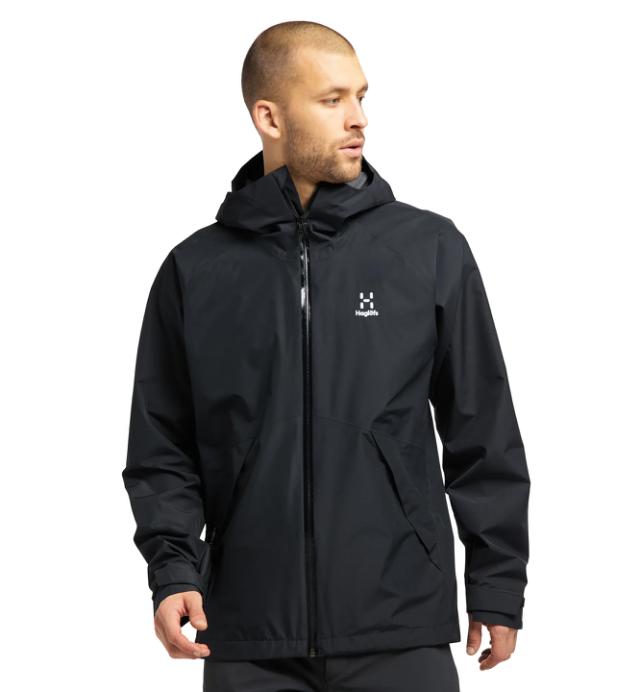 Haglöfs Skuta Regnjakke, str. S, Sort