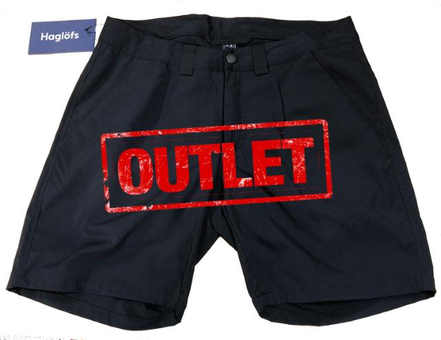 Haglöfs Mid Solid shorts W, str. 40, Black