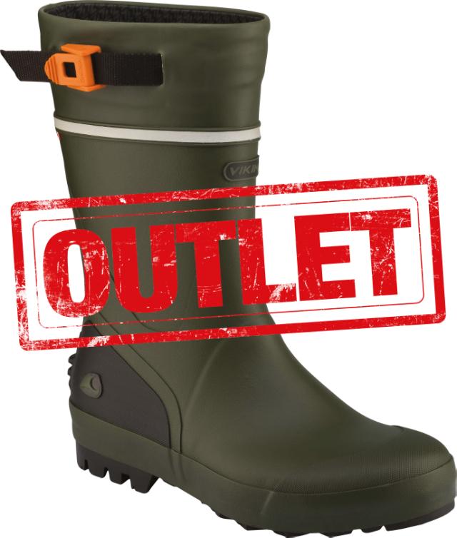 Viking, Touring lll, gummistøvle, grøn, str. 37
