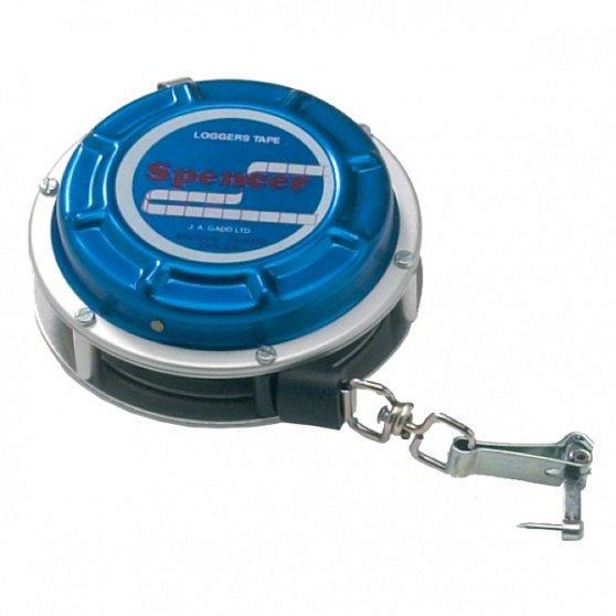 Spencer, målebånd, 15 m, med udløsningskrog