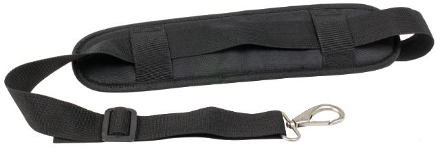 Såbalje-sele, m/skulderpude, kraftige karabinkroge, sort