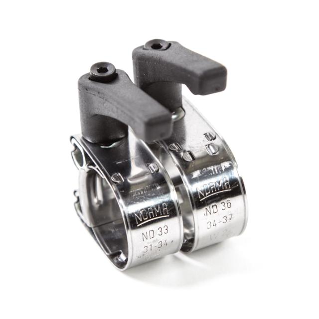 Kipspænde t/teleskopstang til 3 delt Ø34-37 mm, metal håndta