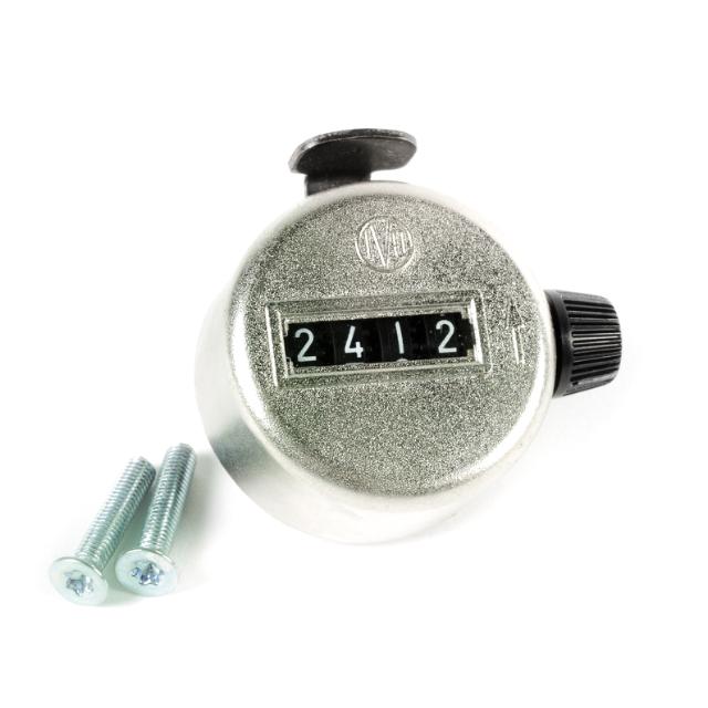 Styktæller, med plade, metal