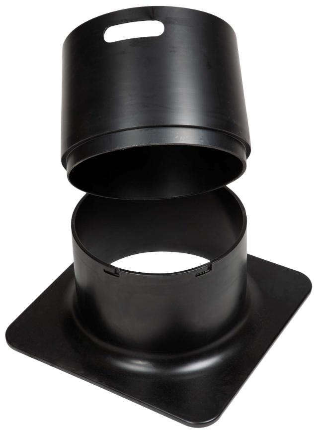 Konus t/ø25 cm CT tragt Føderør