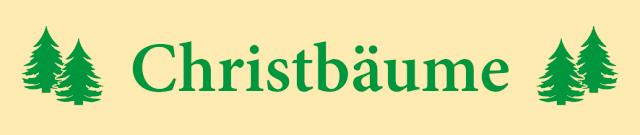 Juletræsbanner Christbäume 60X285 cm Polyester