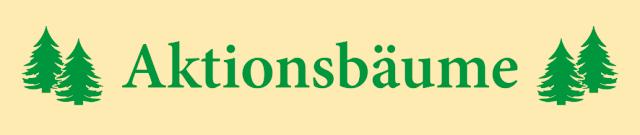 Juletræsbanner Aktionsbäume, beige/ grøn 60X285 cm Polyeste
