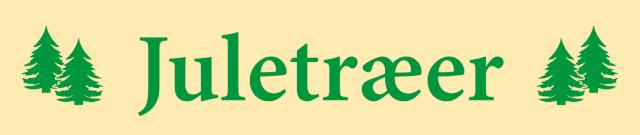 Juletræsbanner Juletræer 60X285 cm Polyester