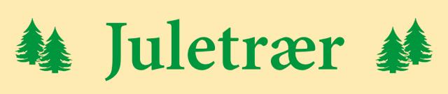 Juletræsbanner Juletrær (norsk) 60X285 cm Polyester