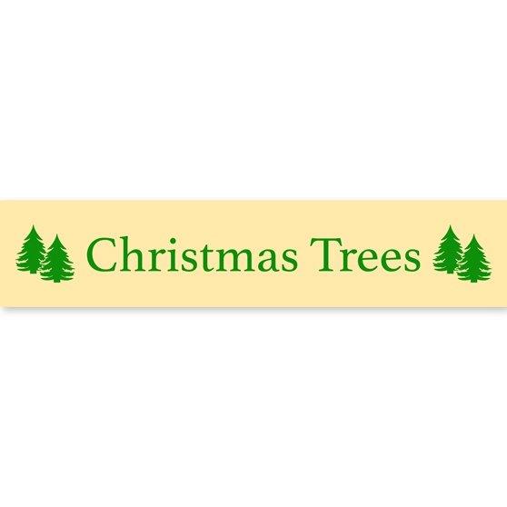 Juletræsbanner Christmas Trees 60X285 cm Polyester