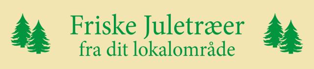 Juletræsbanner Friske træer, beige/grøn 60X285 cm Polyester