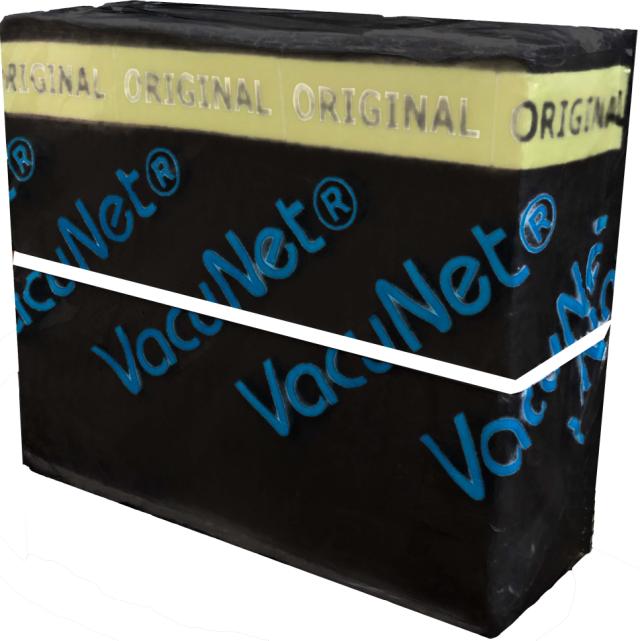 Juletræsnet LZ25 SORT Finmasket Vacunet 10x400m