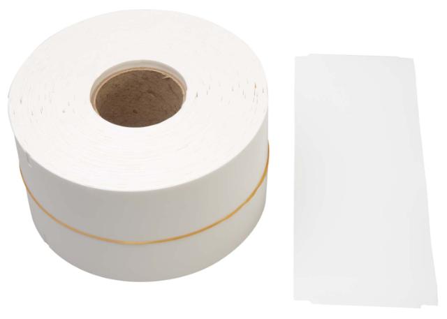 Palleetiket, quickprint, m/eget layout, 8x21 cm, i rulle.