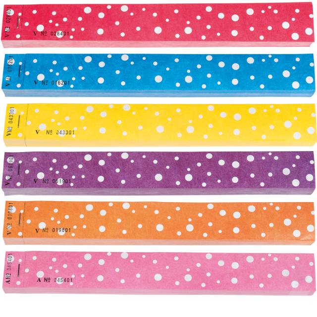 Juletræsmærker,Triwi DK, Tyvek , 100 stk., prikket, rød/hvid