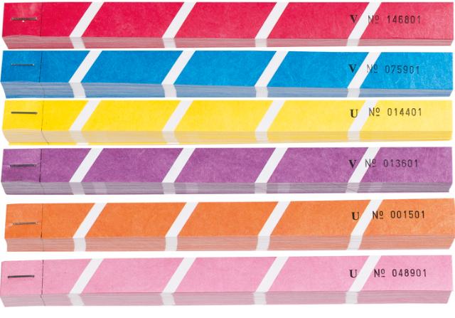 Juletræsmærker, 1,9 x 23 cm, Tyvek DE, 100 stk., strib, hove