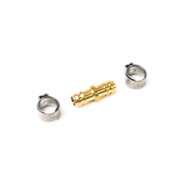 Slangesamler med 2 spændebånd Passer til 6/8 slange