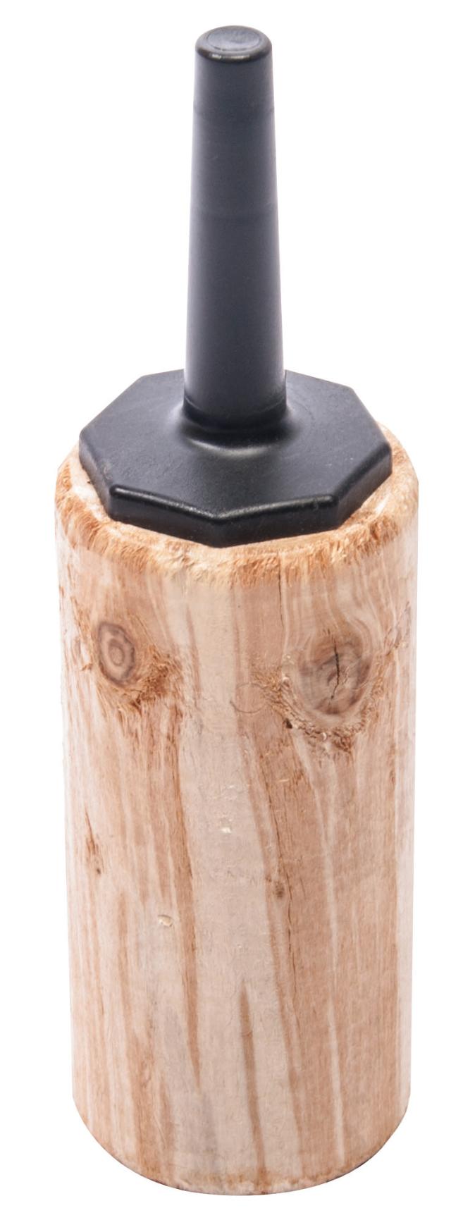 Adapter i træ m/dorn, pris pr. stk., poser à 5 stk.