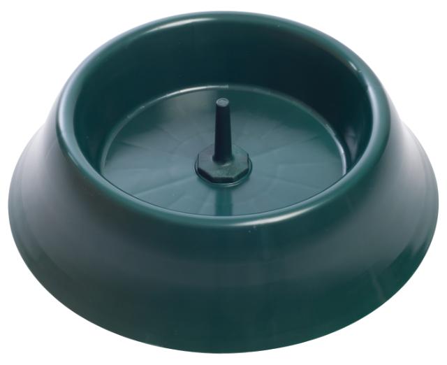 Juletræsfod plast m/dorn, ø39cm, vandvolume 2 liter