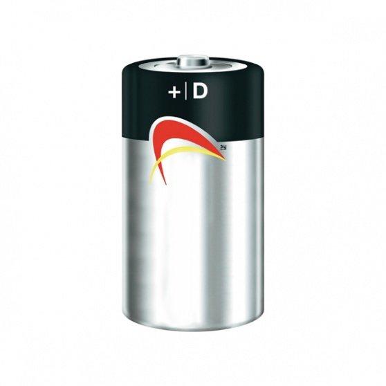 Batteri 1.5 volt, 2 stk. LR 20 batteri, passer t/Microfit