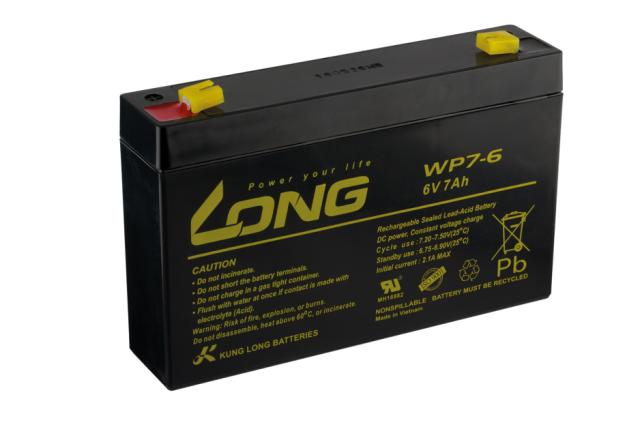 Batteri til Mankar Two HD Forst 110 Flex, 6 V, 7,2 AH