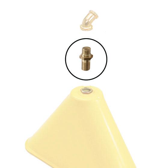 Serena, dyseholder, messing, til sprøjteskærm