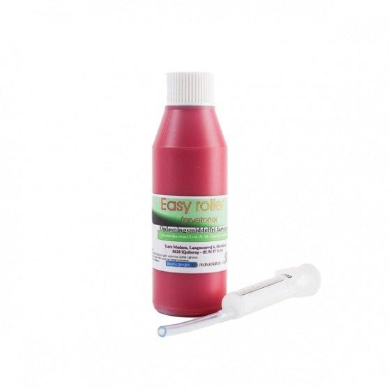 Easy Roller, rød farvepakning 100 ml, + engangssprøjte