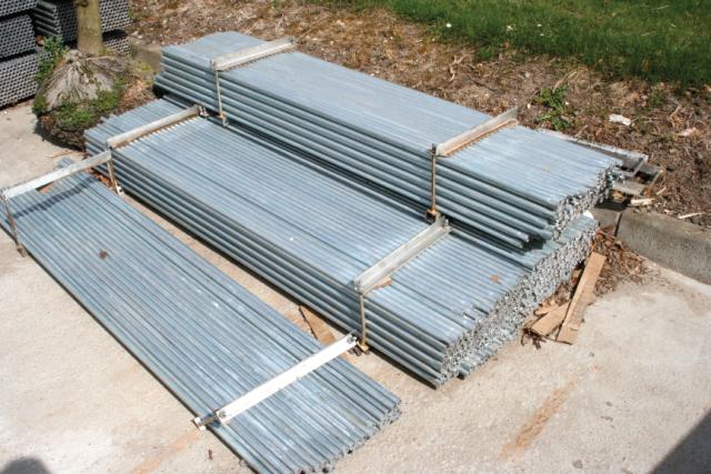 Hegnspæl, galvaniseret vandrør, 2 m, 1,2