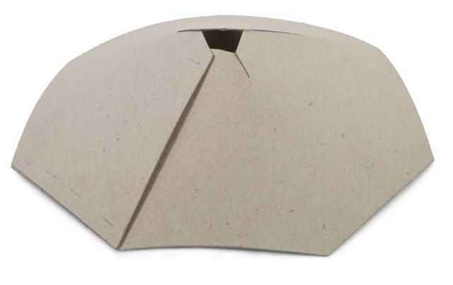 Planteplade, mod ukrudt, genbrugspap, Ø 25 cm