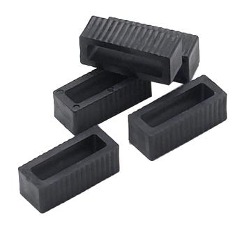 Opbindingsklods, 50 mm, hård plast, sort, pris pr. stk.,100