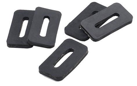 Opbindingsklods, 50 mm, genbrugs-gummi, passer til 711856