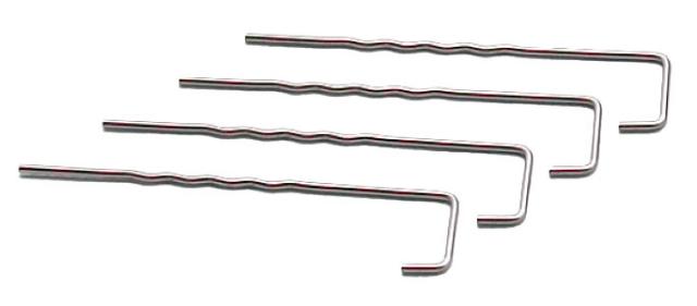 Metalspyd, til befæstigelse, 500 stk. pr. kasse, 20 cm