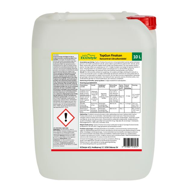 Top Gun Finalsan 10 l, reg. nr. 364-12600 liter pr. pal